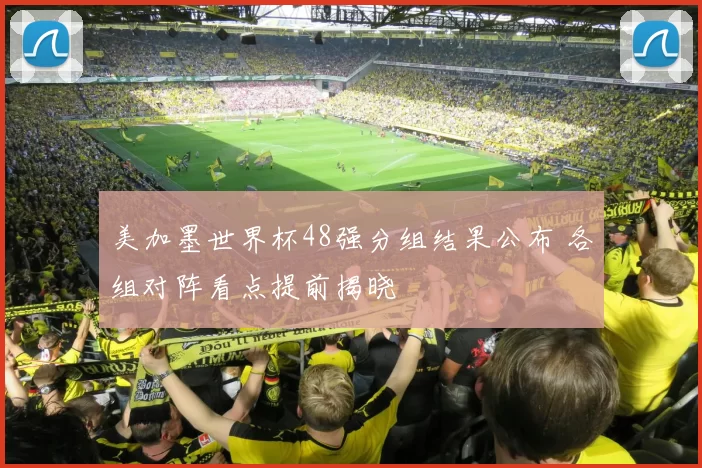 美加墨世界杯48强分组结果公布 各组对阵看点提前揭晓